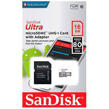 Sandisk Memory card 16 gb