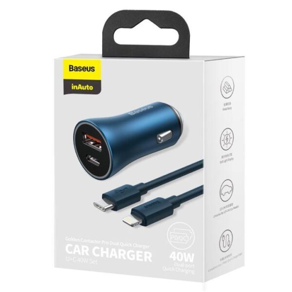 Beasus Golden contractor ro dual car charger