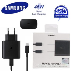 Samsung 45w Super Fast Charger With Type C To C Cable