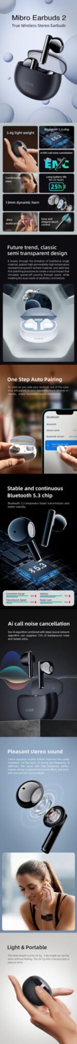 Specs mibro Earbuds 2
