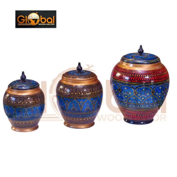 candy jar set of 3 pcs