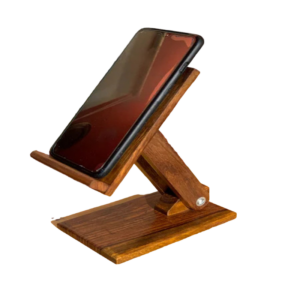 wooden mobile stand