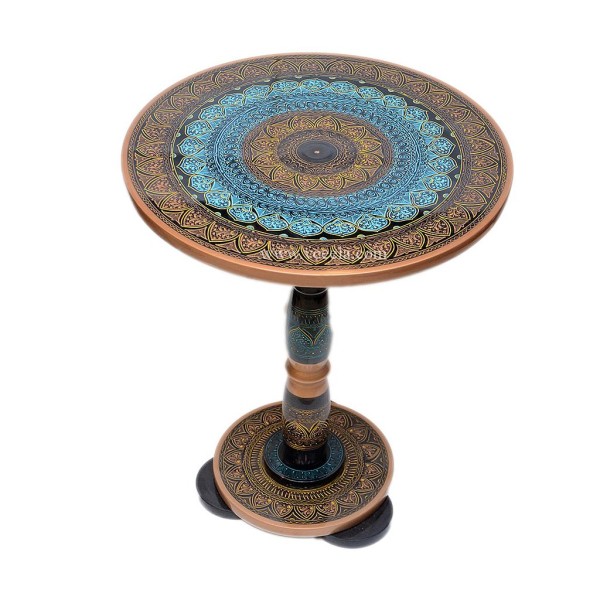Wooden lacquer Art Table