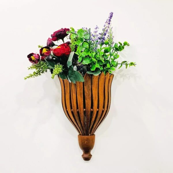 Wooden Wall hang vase