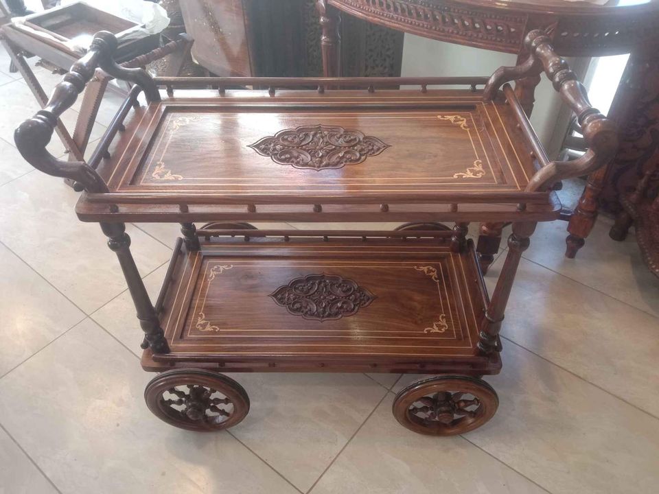 Tea Trolly Wooden