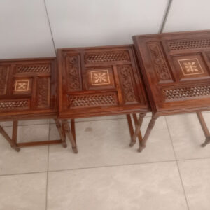 nesting table sheesham wood