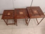 nesting table wooden