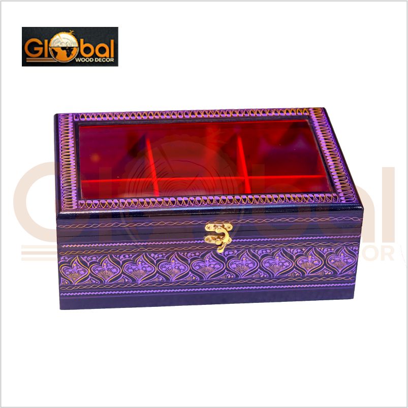 jewellery box wood partition