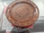 wooden handicrafts round dish work