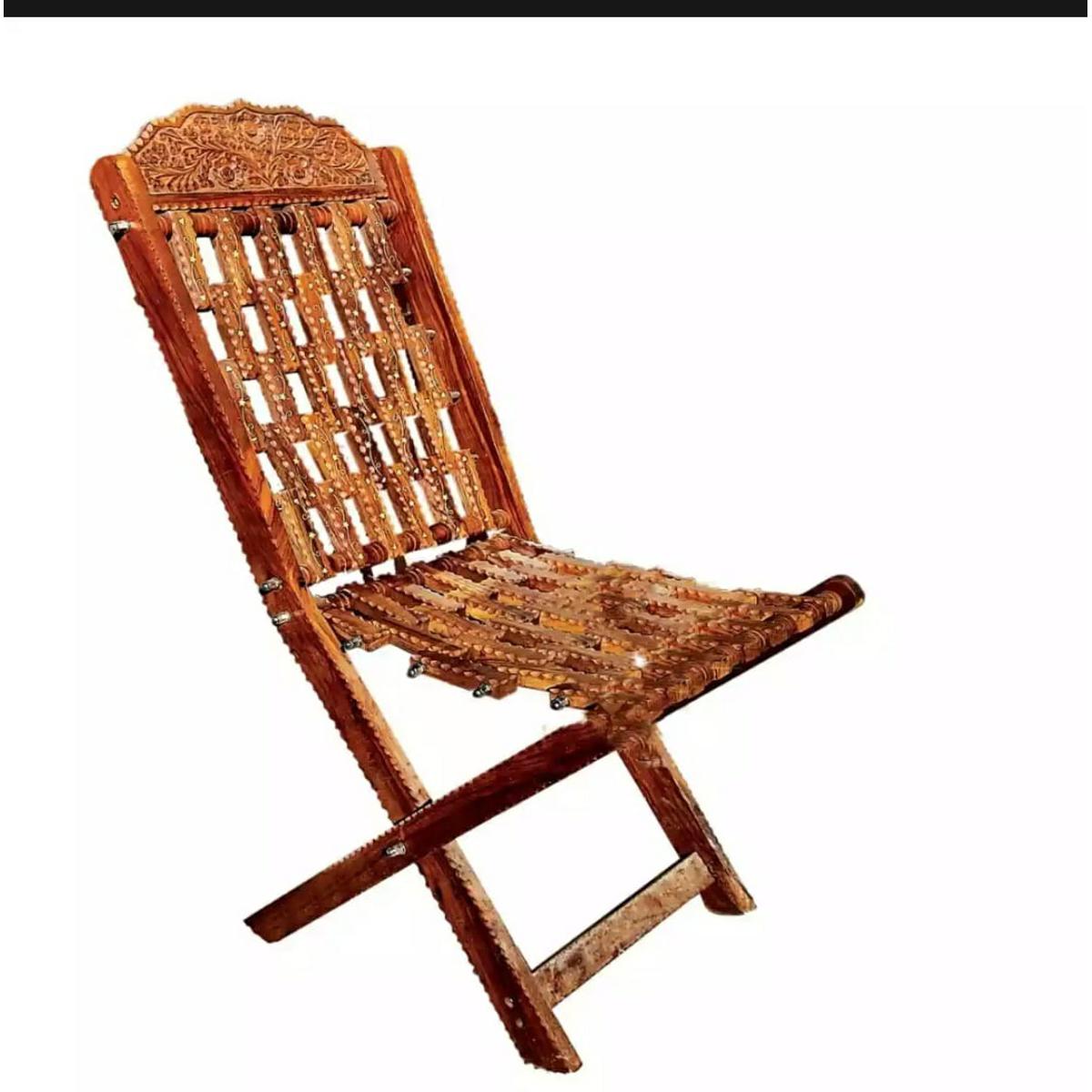chair folding wooden