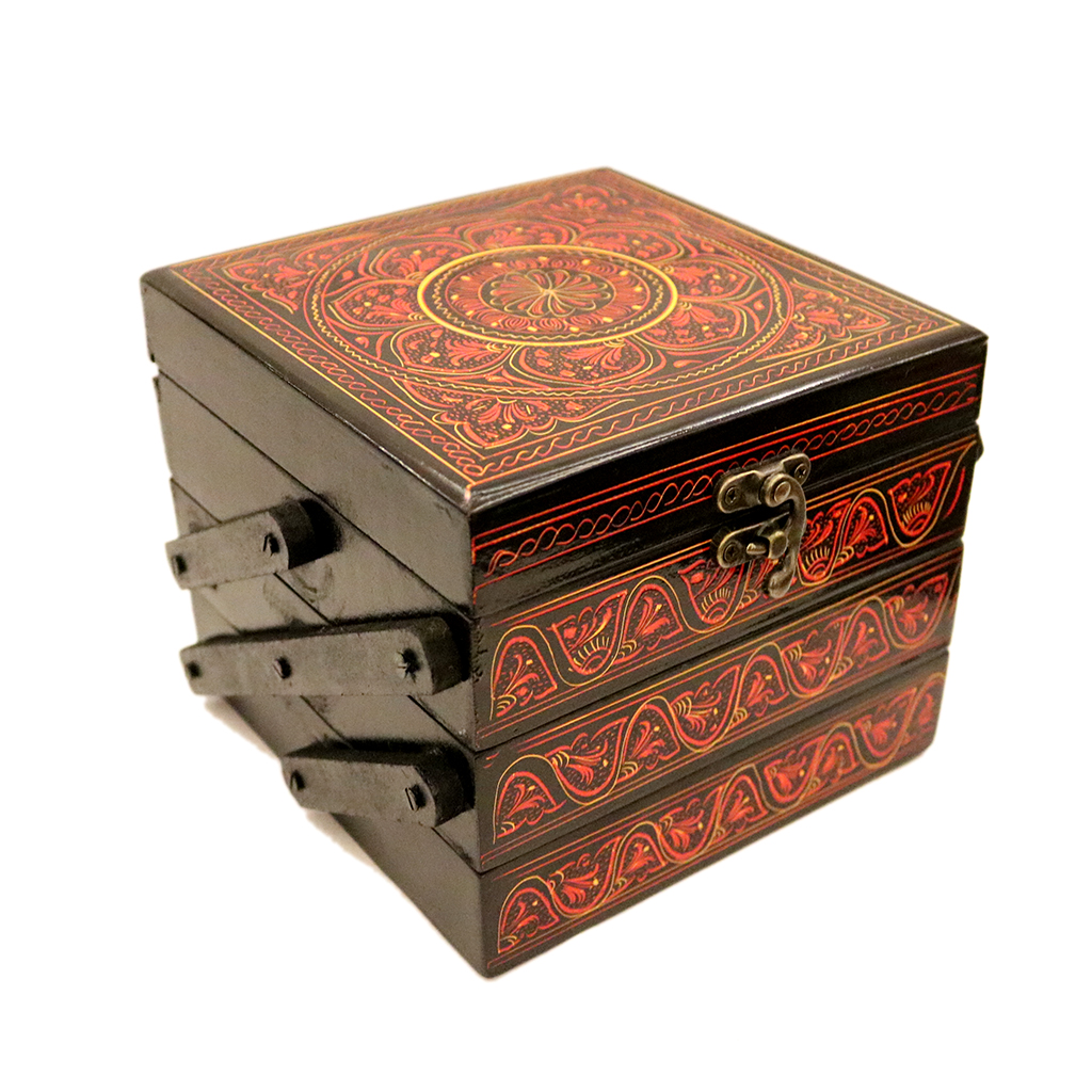 Lacquer art jewelry box wooden Price in Pakistan