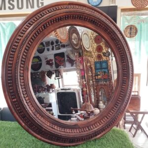 Round Mirror wooden Price in Pakistan