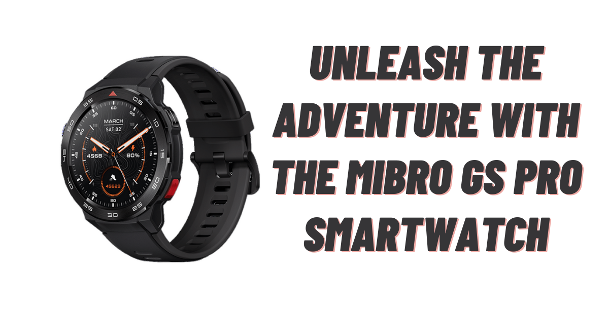 Elevate your lifestyle with the Mibro GS Pro Smartwatch - a perfect blend of style and smart features. Discover more now