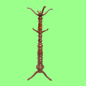 Wooden coat and towel stand