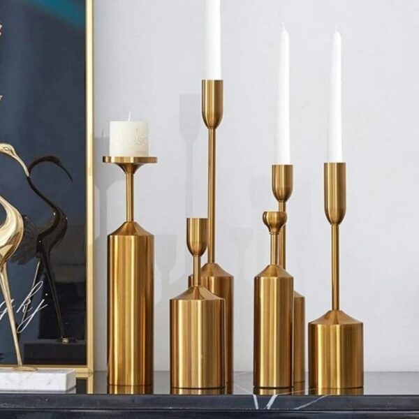 metal candle stands