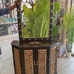 Wooden Console table with Mirror