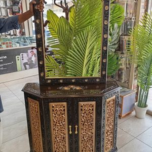 Wooden Console table with Mirror