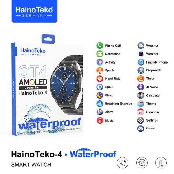 Haino teko 4 smartwatch Specs