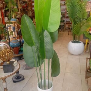 banana leafs artificial by GLobal wood decor